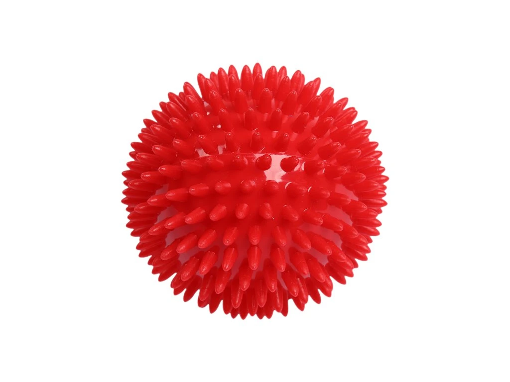 Masážní míček JEŽEK GYMY pr.9 cm - červený